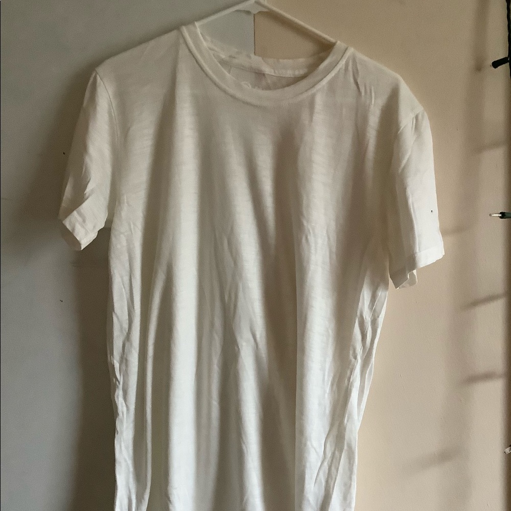 White Outlier Ramie shirt
